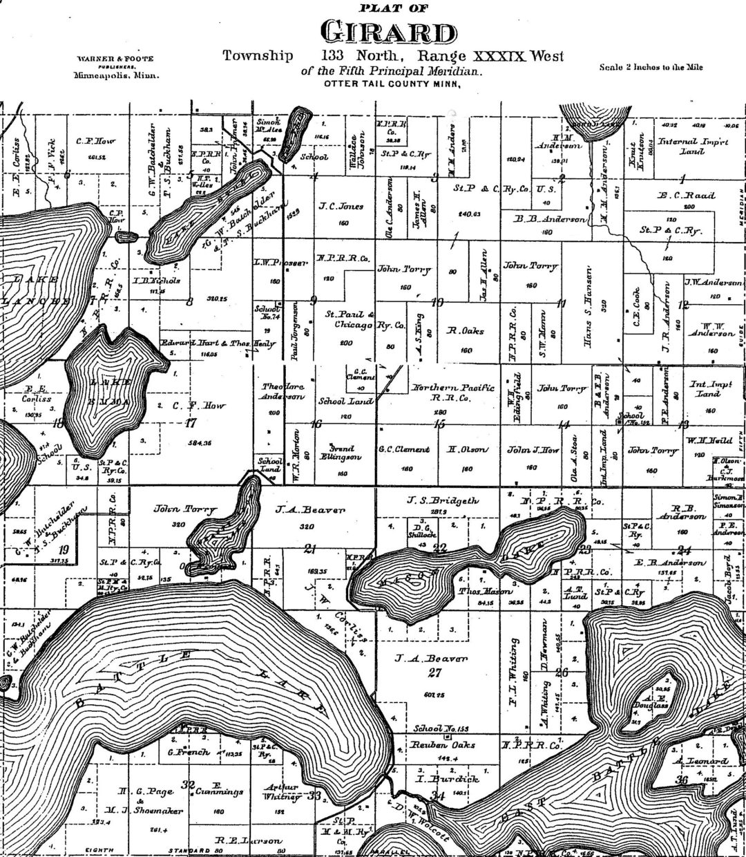 History Girard Township, Otter Tail County, mn